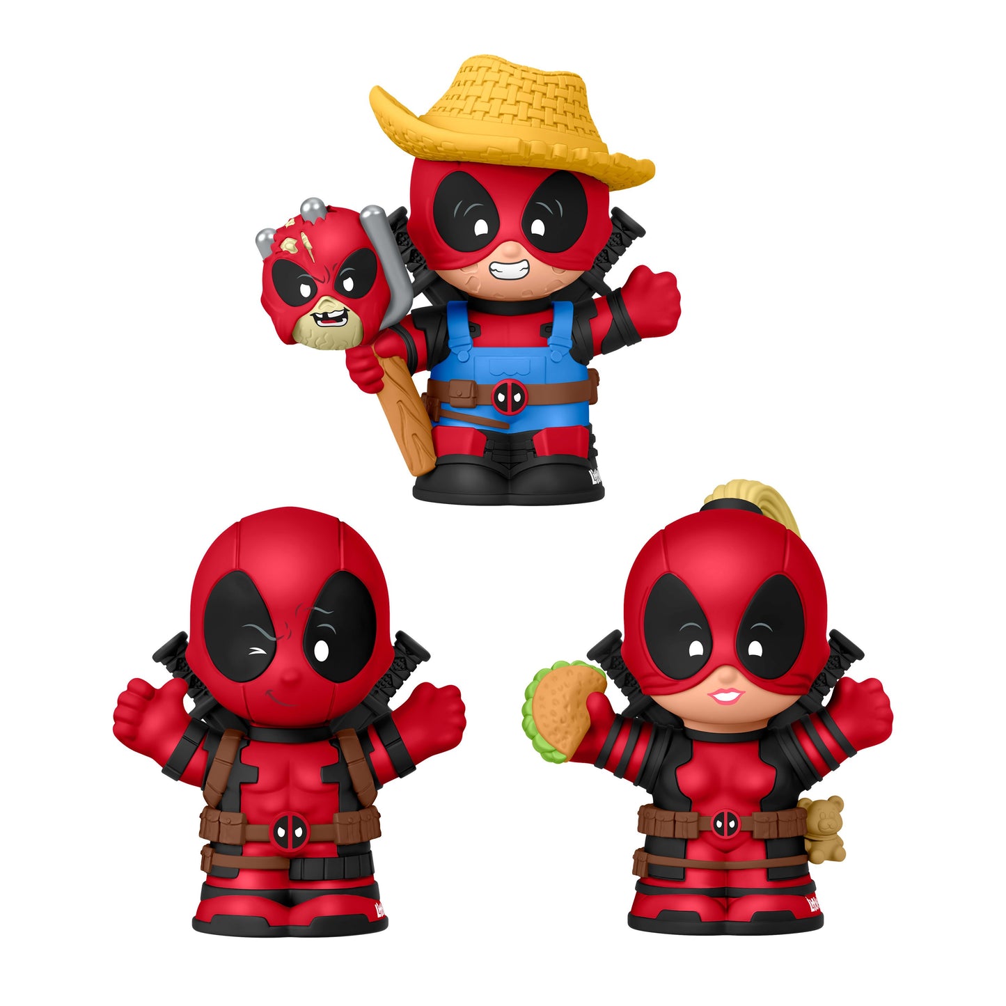 Little People Collector Series Deadpool Figure 3-Pack