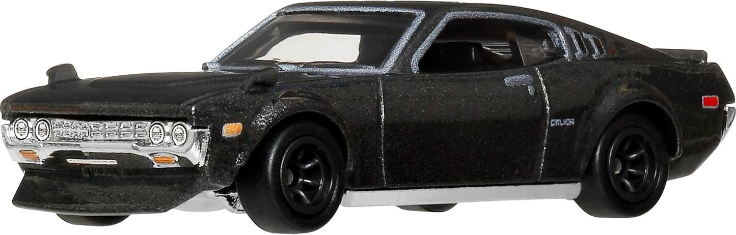 Hot Wheels Car Culture Premium Toy Die-Cast 1977 Toyota Celica in 1:64 Scale, Real Riders Tires & Metal/Metal Body & Chassis, Japan Historics 5