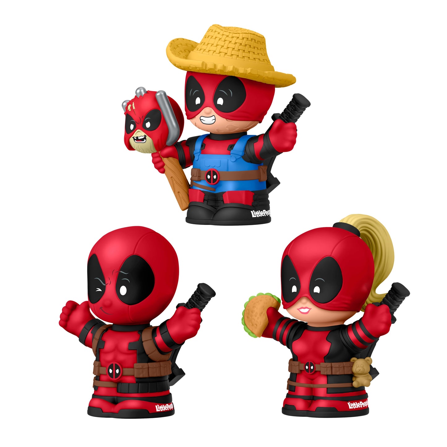 Little People Collector Series Deadpool Figure 3-Pack