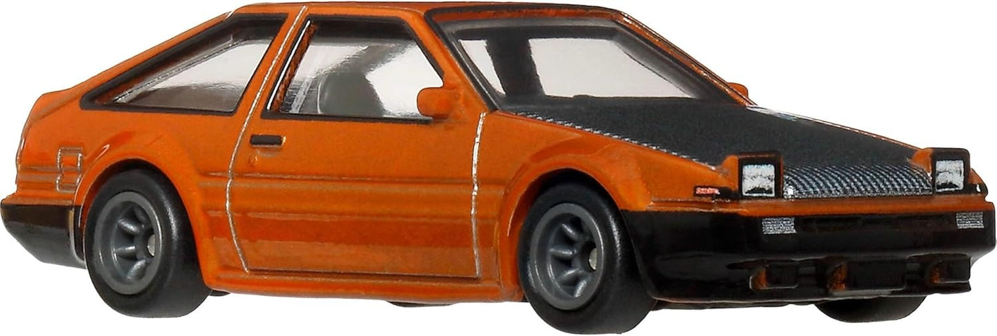 Hot Wheels Car Culture Premium 1:64 Scale Die-Cast Toyota AE86 Sprinter Trueno with Real Riders Tires & Metal/Metal Body & Chassis, Japan Historics 5