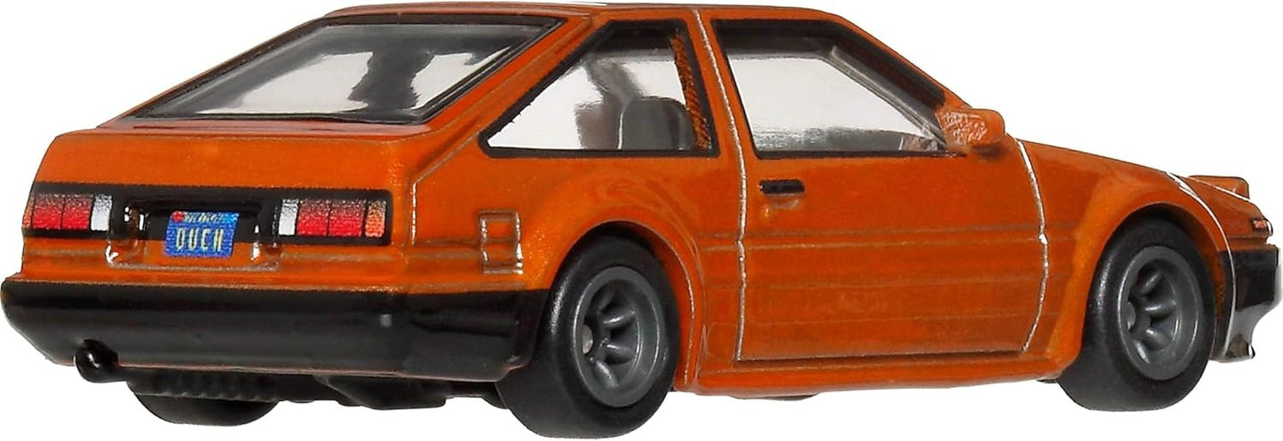 Hot Wheels Car Culture Premium 1:64 Scale Die-Cast Toyota AE86 Sprinter Trueno with Real Riders Tires & Metal/Metal Body & Chassis, Japan Historics 5
