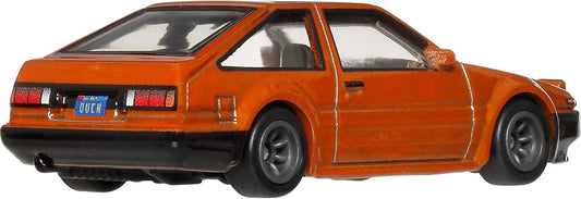Hot Wheels Car Culture Premium 1:64 Scale Die-Cast Toyota AE86 Sprinter Trueno with Real Riders Tires & Metal/Metal Body & Chassis, Japan Historics 5
