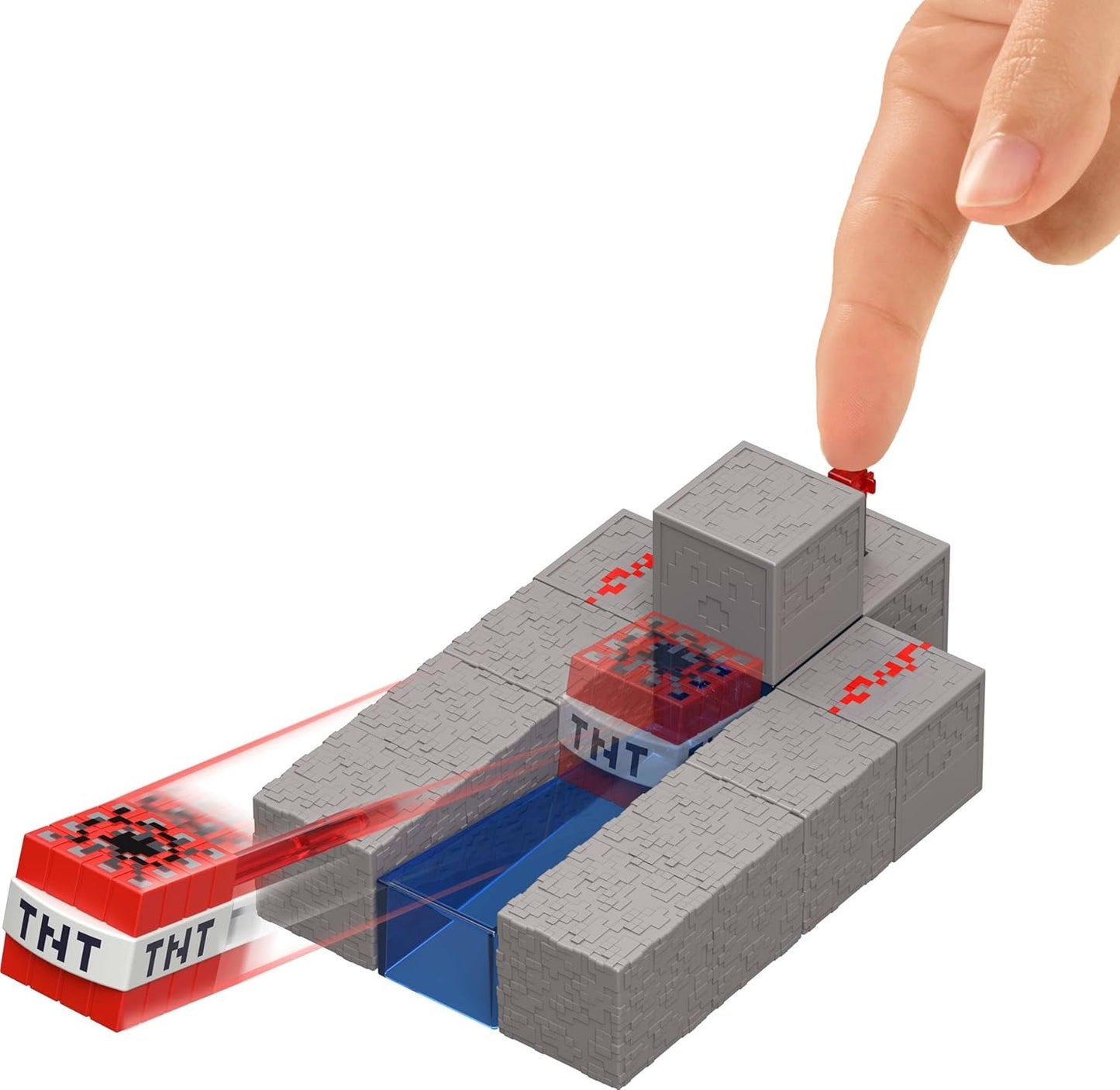 Mattel Minecraft Toys, Steve Action Figure with Accessory & Redstone Building Piece, 3.25-inch Scale Collectible Set Inspired by The Video Game