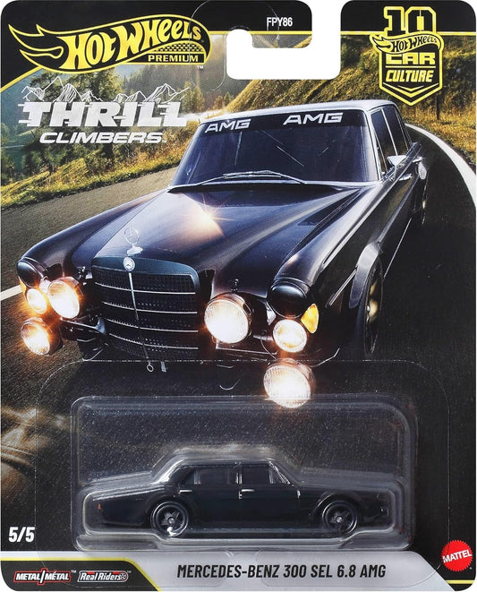 Hot Wheels Car Culture Vehicle, Premium 1:64 Scale Die-Cast Toy Car or Truck with Real Riders Tires & Metal/Metal Body & Chassis (Styles May Vary)