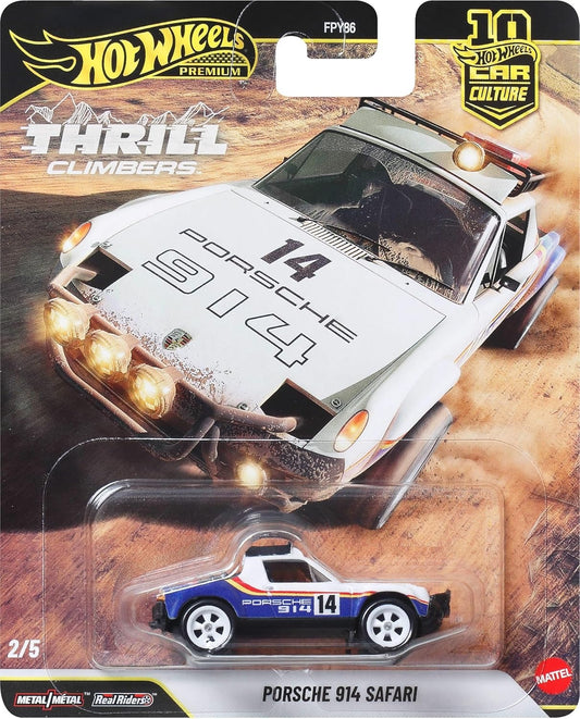 Hot Wheels Car Culture Vehicle, Premium 1:64 Scale Die-Cast Toy Car or Truck with Real Riders Tires & Metal/Metal Body & Chassis (Styles May Vary)