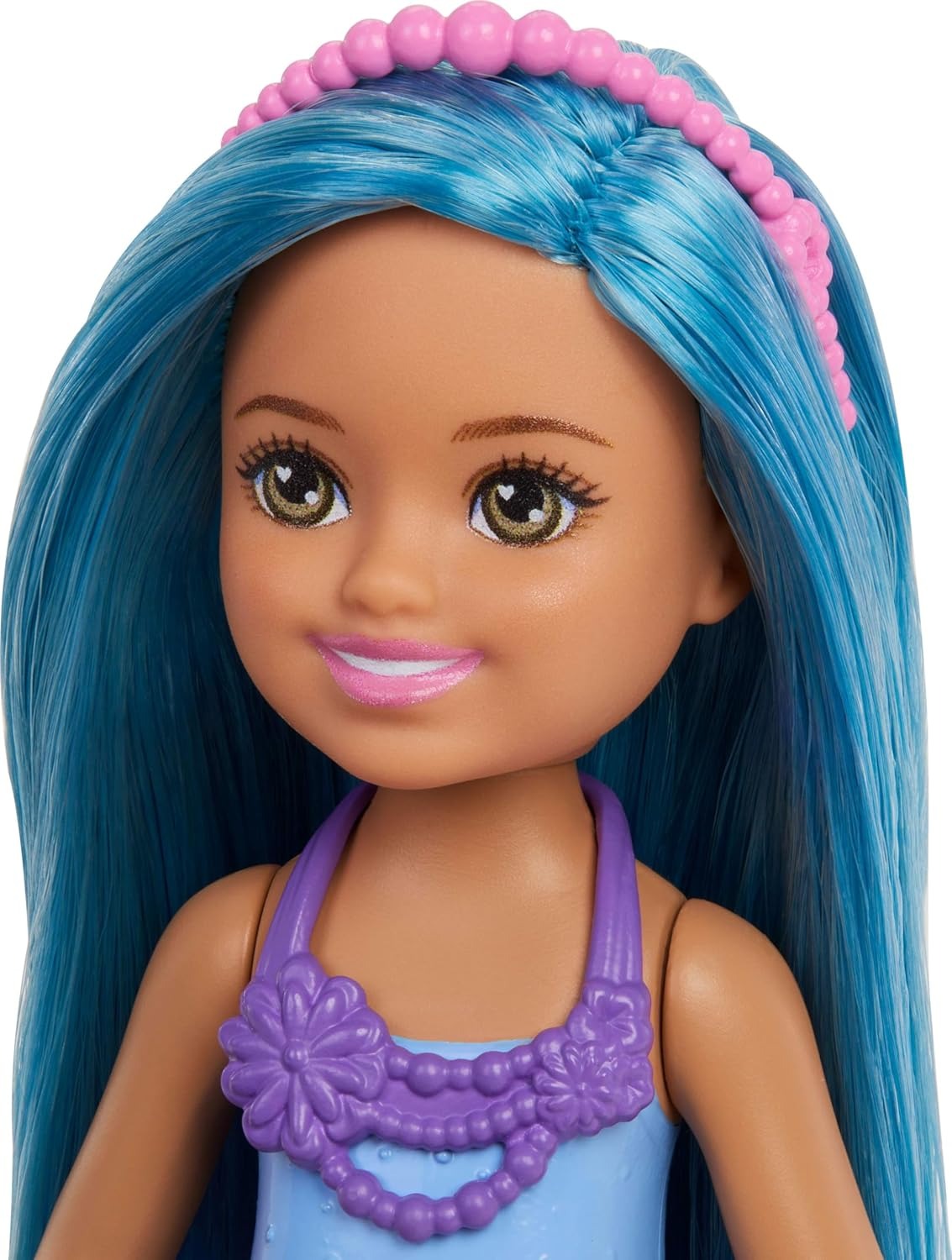 Barbie Chelsea Mermaid Small Doll (6-Inch) with Blue Hair Wearing Removable Crown Accessory