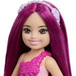 Barbie Chelsea Mermaid Small Doll (6-Inch) with Pink Hair Wearing Removable Crown Accessory, 6-inch Toy