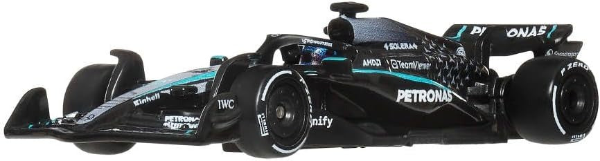 Hot Wheels 1:64 Scale Premium Die-Cast Formula 1 Collectible Toy Race Car with Real Riders Tires & Metal/Metal Body & Chassis (Styles May Vary)