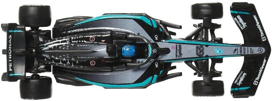 Hot Wheels 1:64 Scale Premium Die-Cast Formula 1 Collectible Toy Race Car with Real Riders Tires & Metal/Metal Body & Chassis (Styles May Vary)