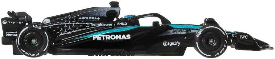 Hot Wheels 1:64 Scale Premium Die-Cast Formula 1 Collectible Toy Race Car with Real Riders Tires & Metal/Metal Body & Chassis (Styles May Vary)